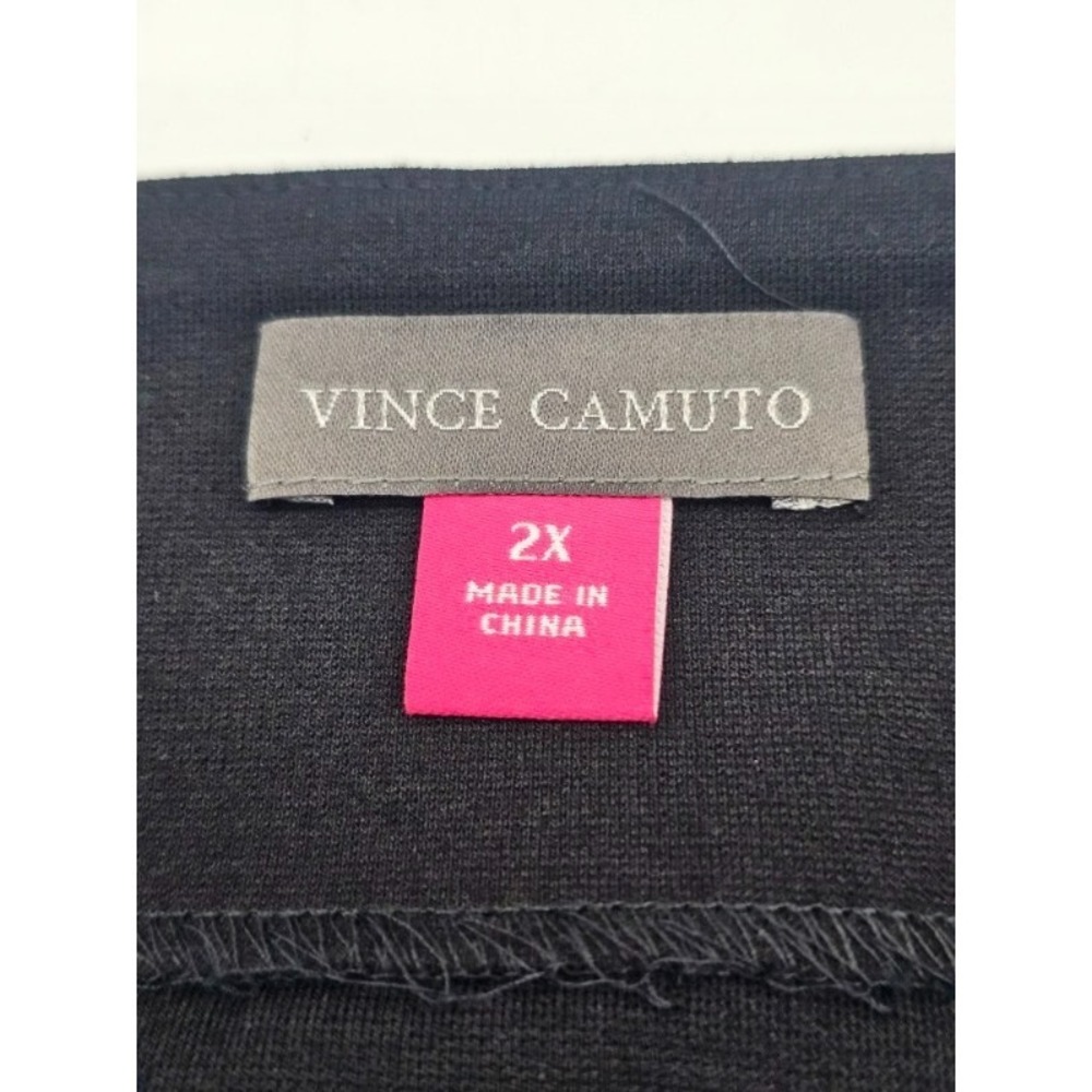 NWT VINCE CAMUTO WOMENS PLUS SIZE 2X RICH BLACK PULL ON SKIRT STRETCH - Picture 4 of 9